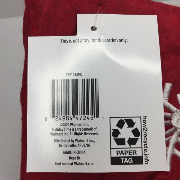 Holiday Time Giant Gnome Tree Topper Christmas Red Santa Hat White Beard Home De - Picture 6 of 6